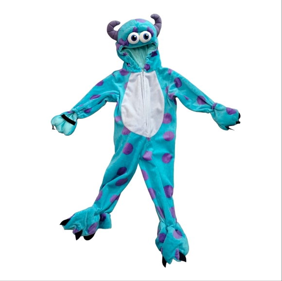 Disney Other - Disney Pixar Monsters Inc. Sully Costume Blue Purple Toddler Size 3T Halloween